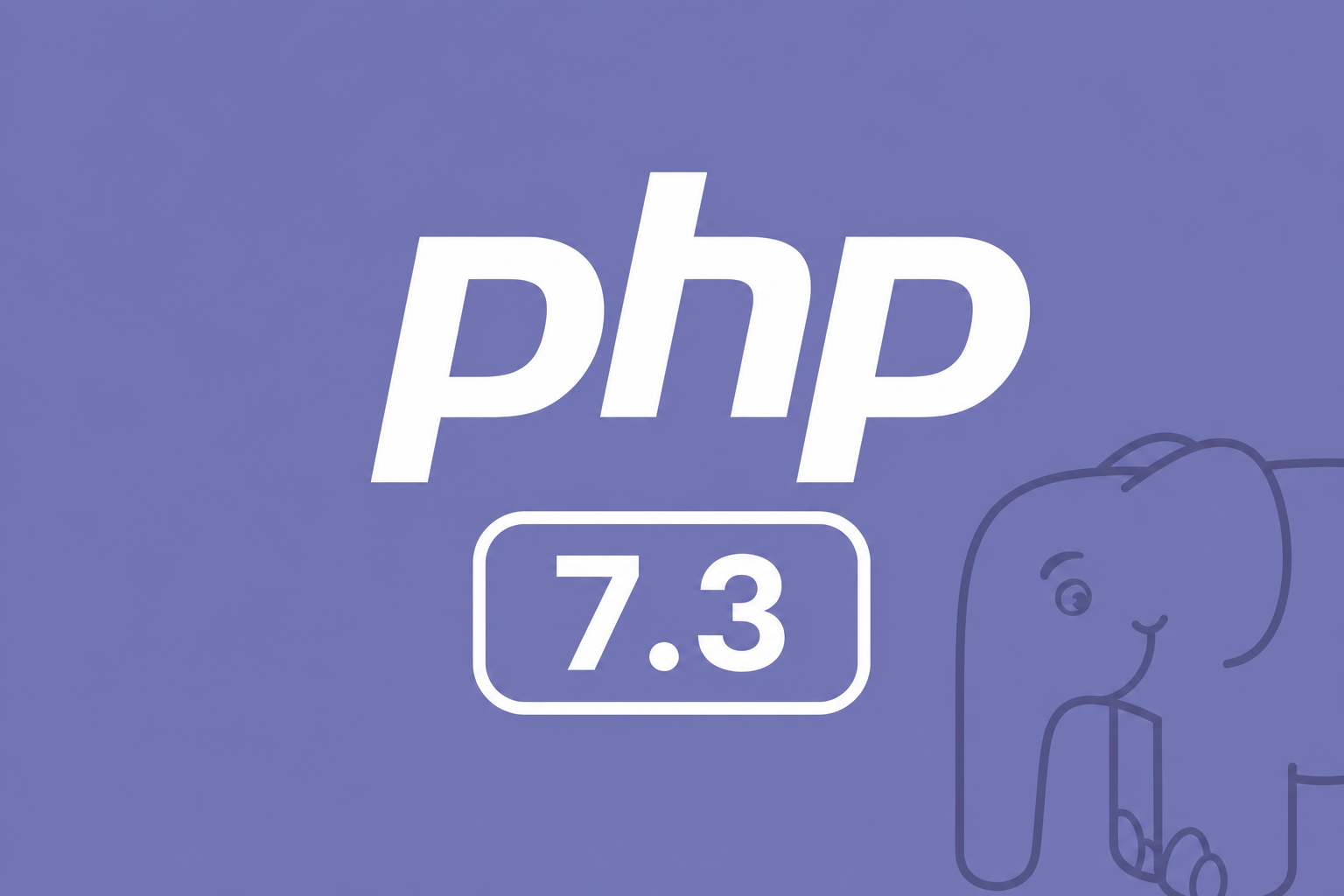 PHP 7.3 logo