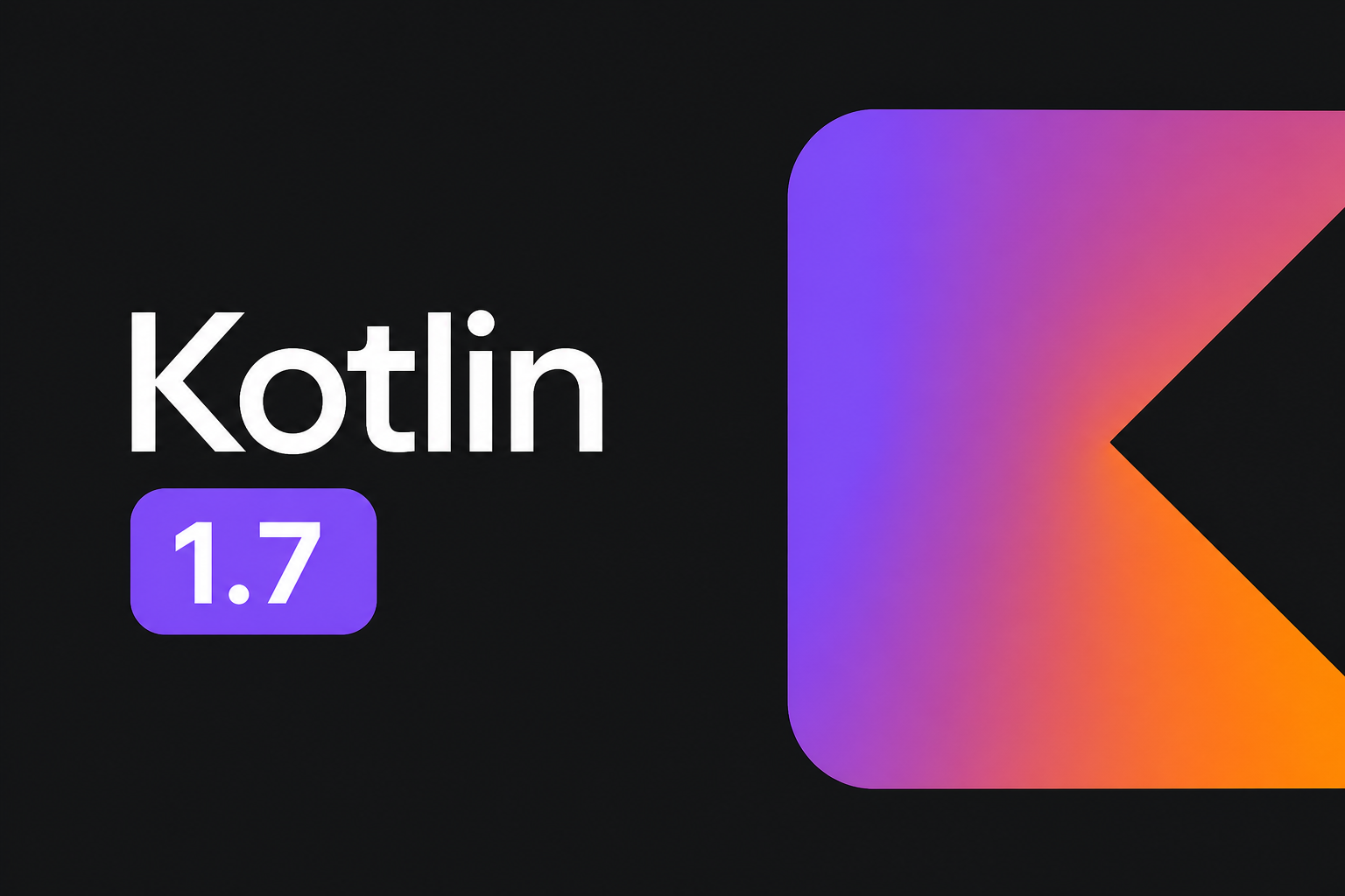 Kotlin 1.7 logo